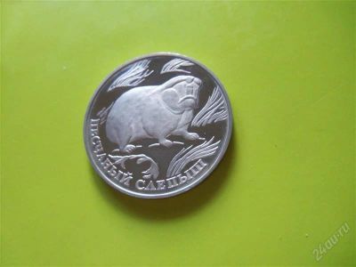 Лот: 2892579. Фото: 1. 1 рубль 1996 г.,серебро.Песчаный... Россия после 1991 года