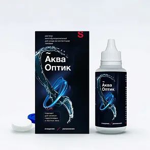 Лот: 25468806. Фото: 1. Раствор АкваОптик (60 ml + контейнер... Оправы для очков