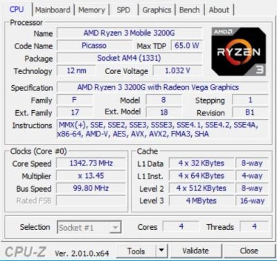 Лот: 19281191. Фото: 1. Ryzen 3 3200g. Процессоры