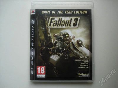 Лот: 380841. Фото: 1. fallout 3 game of the year для... Игры для консолей