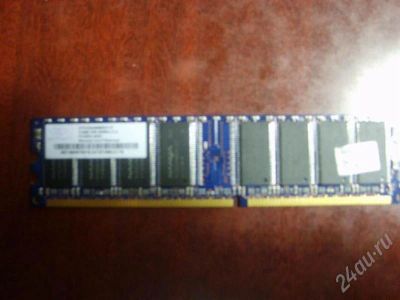 Лот: 215219. Фото: 1. DDR DIMM 512Mb PC3200 Nanya CL3. Оперативная память