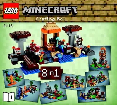 Лот: 4828192. Фото: 1. Lego Minecraft 21116 Креативный... Конструкторы