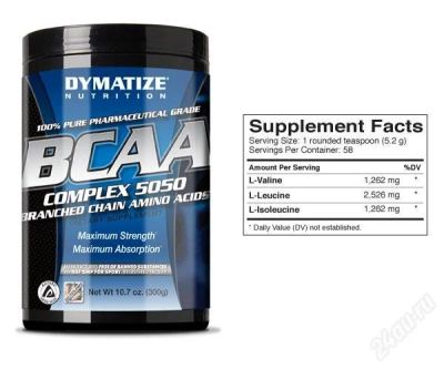 Лот: 2133514. Фото: 1. BCAA от Dymatize (Аминокислоты... Спортивное питание, витамины