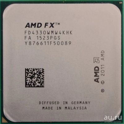 Лот: 12985041. Фото: 1. Процессор AMD FX-4330 4.0GHz... Процессоры