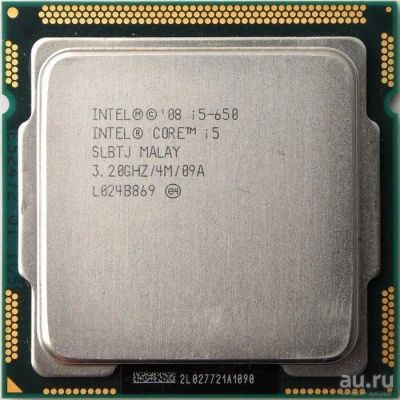 Лот: 17793734. Фото: 1. Процессор intel i5 - 650. Процессоры
