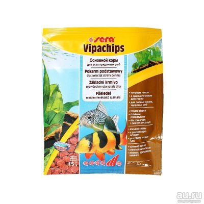 Лот: 10400589. Фото: 1. Корм sera vipachips для всех придонных... Корма