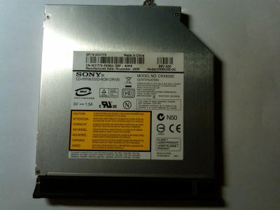 Лот: 8659280. Фото: 1. Привод SONY CRX835E-DC / IDE... Приводы CD, DVD, BR, FDD