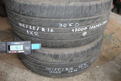 Лот: 4343119. Фото: 1. 215/55 R16 Yokohama ecos ES300. Шины