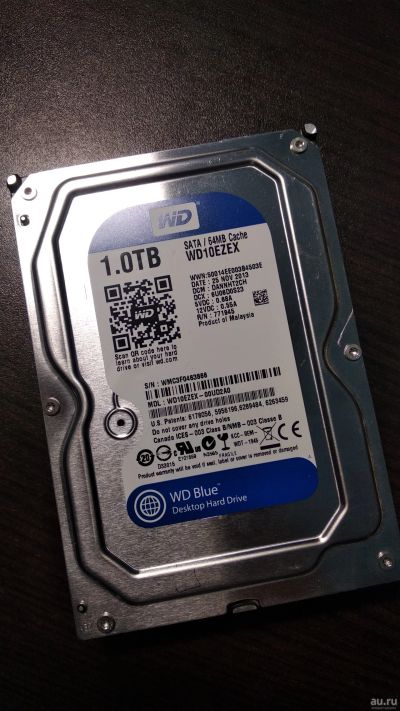 Лот: 13696577. Фото: 1. Western Digital WD WD10EZEX 1000... Жёсткие диски (HDD)