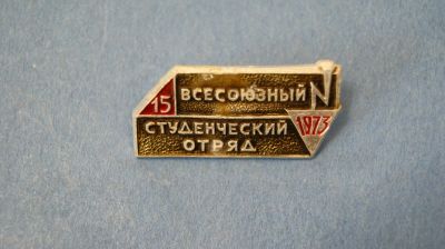 Лот: 11912864. Фото: 1. Значок " ВСО 1973 " ( № 4008 ). Сувенирные