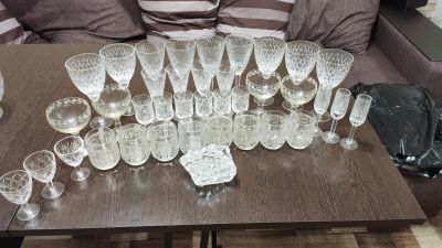 Лот: 15393327. Фото: 1. Посуда хрустальная. Сервизы, наборы посуды