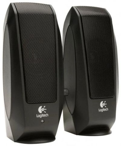 Лот: 9449479. Фото: 1. Колонки Logitech S120 black (980-000010... Акустические системы