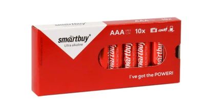 Лот: 7289792. Фото: 1. Батарейка LR03 SmartBuy Box10... Батарейки, аккумуляторы, элементы питания