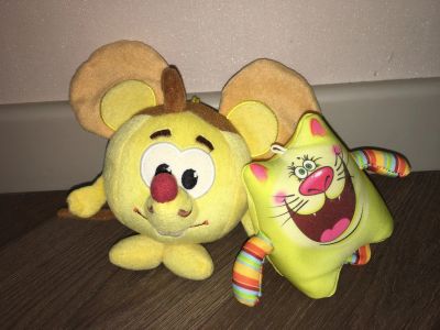 Лот: 15953458. Фото: 1. Мышарик и котик-антистресс!. Мягкие
