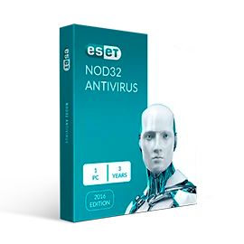 Лот: 15607039. Фото: 1. Антивирус eset NOD32 1 год на... Системные