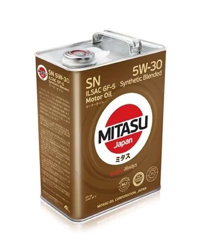 Лот: 20555507. Фото: 1. MITASU 5W30 SN (4л) п/синт.для... Масла, жидкости