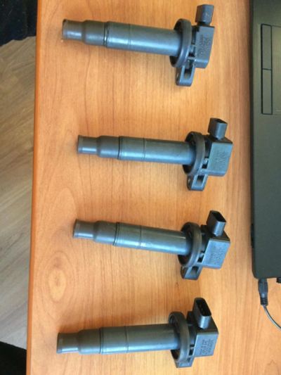Лот: 10849063. Фото: 1. Катушка зажигания DENSO 4шт. 90919-02229... Двигатель и элементы двигателя