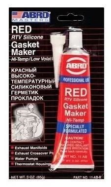 Лот: 16028233. Фото: 1. Герметик прокладка Abro красный... Средства по уходу