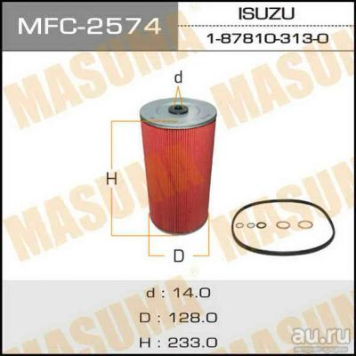 Лот: 14321693. Фото: 1. Masuma MFC-2574 Фильтр масляный... Расходные материалы