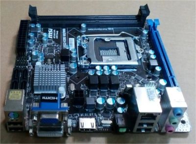 Лот: 10992216. Фото: 1. MSI H61I-E35 V2/W8 LGA1155 H61... Материнские платы