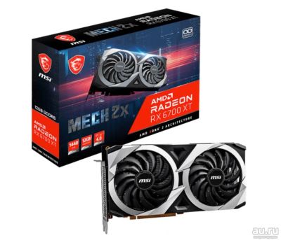 Лот: 18245790. Фото: 1. Видеокарта MSI Radeon RX 6700... Видеокарты