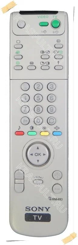 Лот: 15905905. Фото: 1. Пульт SONY RM-893. Пульты ДУ