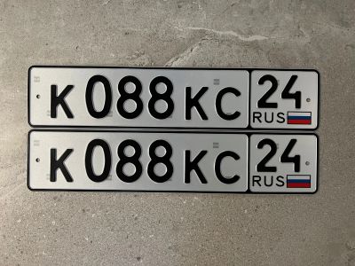 Лот: 23512090. Фото: 1. Продам гос.номер К 088 КС 24. Госномера