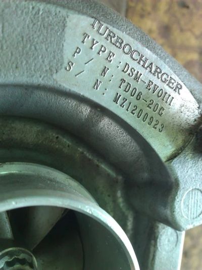 Лот: 5148253. Фото: 1. Turbocharger турбина Subaru TD06... Двигатель и элементы двигателя