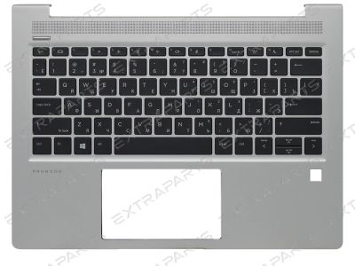 Лот: 18350450. Фото: 1. Топ-панель HP ProBook 430 G6 серебряная... Клавиатуры для ноутбуков