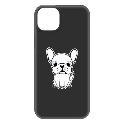 Лот: 25053494. Фото: 1. Чехол Krutoff Soft Case "Черно-белый... Чехлы, бамперы