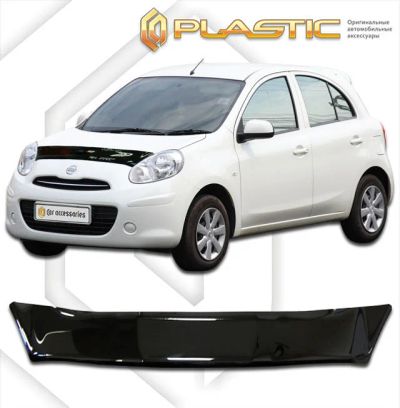Лот: 13008000. Фото: 1. Дефлектор капота Nissan MARCH... Детали тюнинга