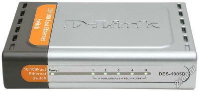 Лот: 1622432. Фото: 1. Коммутатор Dlink DES-1005D. Маршрутизаторы (роутеры)