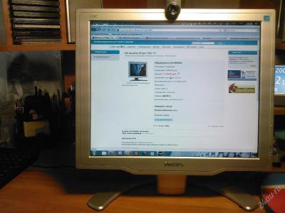 Лот: 85909. Фото: 1. ЖК монитор Philips 170C 17... ЖК-мониторы