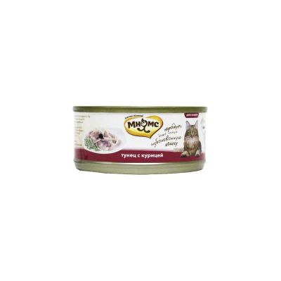 Лот: 10399473. Фото: 1. Корм Мнямс Для Кошек Тунец С Курицей... Корма