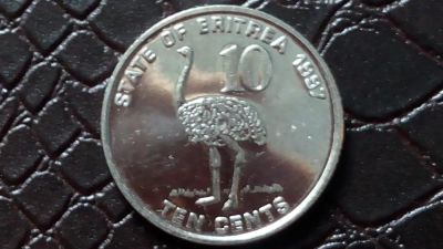 Лот: 8898177. Фото: 1. 516 Эритрея 10 центов 1997 год... Остальные страны