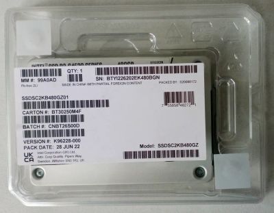 Лот: 24338300. Фото: 1. Серверный SSD Intel D3-S4520 480GB. SSD-накопители