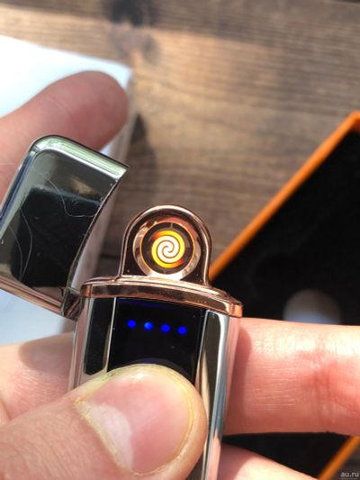 Лот: 13553315. Фото: 1. Зажигалка USB Silver № 2. Зажигалки, спички, пепельницы
