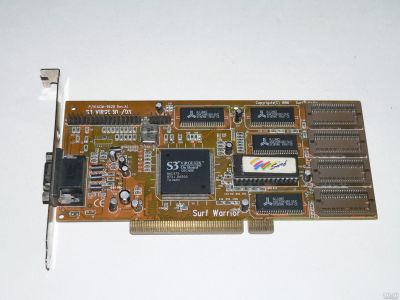 Лот: 16215128. Фото: 1. Неисправная PCI 2Mb S3 Virge 3DDX... Видеокарты