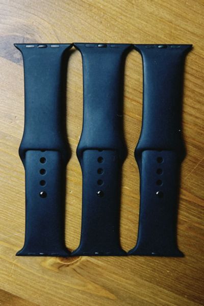Лот: 25821451. Фото: 1. Ремешок Apple Watch Midnight Black... Смарт-часы, фитнес-браслеты, аксессуары