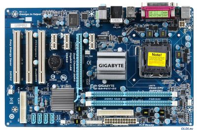 Лот: 4557739. Фото: 1. Материнская плата Gigabyte GA-P41T-D3... Материнские платы