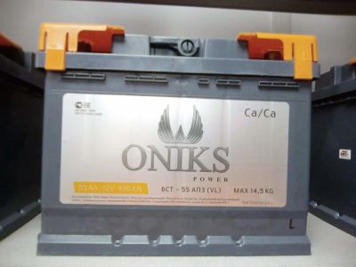 Лот: 11732974. Фото: 1. Аккумуляторы ONIKS Россия, 55... Аккумуляторы