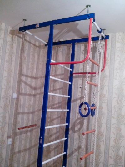 Лот: 6353191. Фото: 1. Детский Спортивный Комплекс_Двухсторонний... Детские спортивные комплексы, батуты