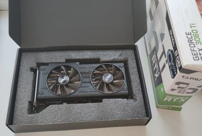 Лот: 25849350. Фото: 1. Видеокарта Palit RTX 3060ti. Видеокарты