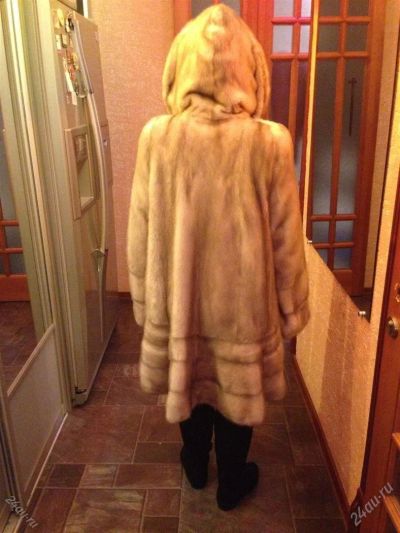 Лот: 3571311. Фото: 1. Норковая шуба цвет колотый лед... Верхняя одежда