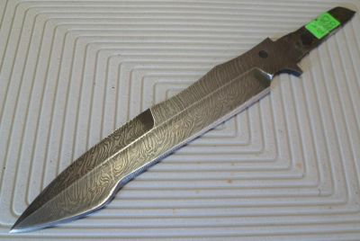 Лот: 4288855. Фото: 1. Клинок К-10 из дамаска. Новый. Ножи, топоры
