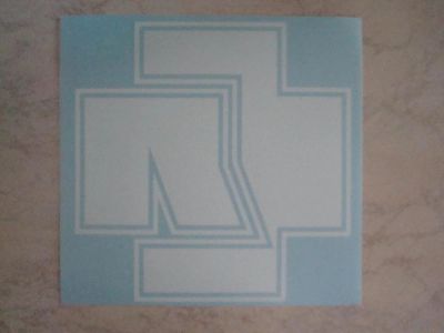 Лот: 9230815. Фото: 1. Наклейка крест Rammstein. Тонировка, автовинил