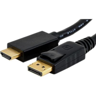 Лот: 24948978. Фото: 1. Кабель DisplayPort(m) - HDMI(m... Шлейфы, кабели, переходники
