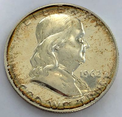 Лот: 19697013. Фото: 1. Монета США 50 центов 1962 год... Америка