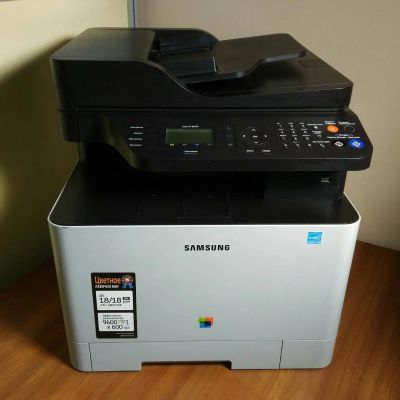 Лот: 10973299. Фото: 1. Мфу лазерное цветное Samsung CLX-4195FN... МФУ и копировальные аппараты