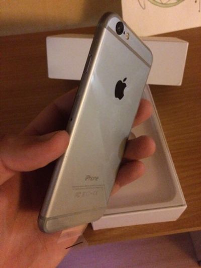 Лот: 8178038. Фото: 1. iPhone 6 черный 16 Gb без сканера... Смартфоны